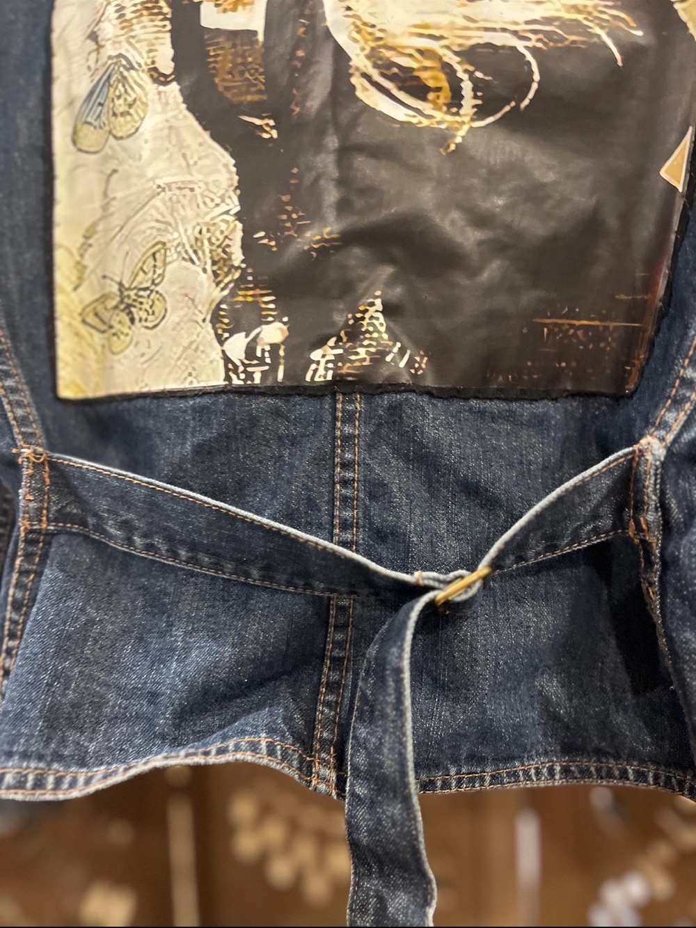 Upcycled Stevie Nicks Butterfly 🦋 Denim Jacket - Picture 5 of 7